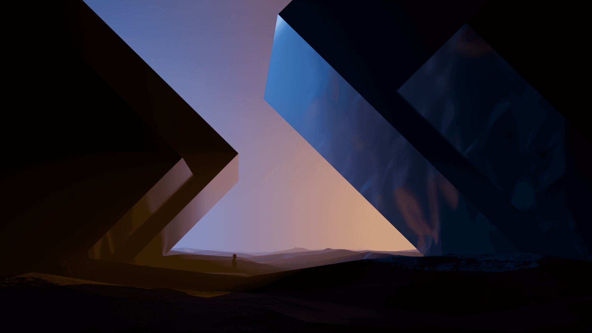 Surreal Desert Scene